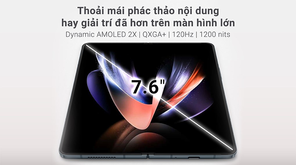 Samsung z fold 4 man hinh chat luon